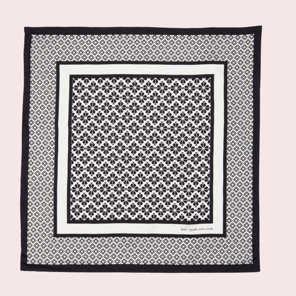 kate spade Monochrome Geometric Scarf